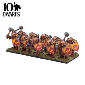  Kings Of War Dwarf Ironclad Troop(10) Toys & Games