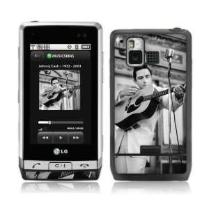   LG Dare  VX9700  Johnny Cash  Guitar Skin Cell Phones & Accessories