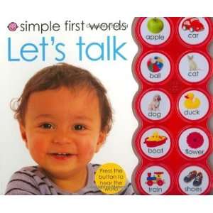  Simple First Words Lets Talk   N/A   Books