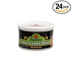 Bachman Sour Cream and Onion Dip, 8.5 Oz Each (Pack of 24)  