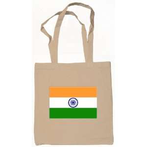  India, Indian Flag Tote Bag Natural 