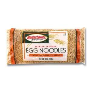 Manischewitz   Egg Noodles   Toasted Barley Shape (12 oz.)   12 Pack