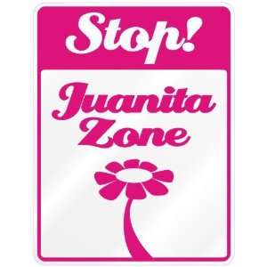  New  Stop  Juanita Zone  Parking Sign Name Kitchen 
