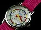 Tutor Kids Learn Time pink Hellokitty Wristwatch BK#P  