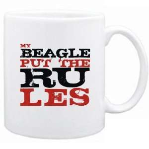 New  My Beagle Put The Rules  Mug Dog 