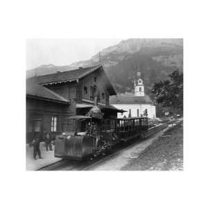  Cable Car Train in alps at Rigi in Switzerland 24X36 