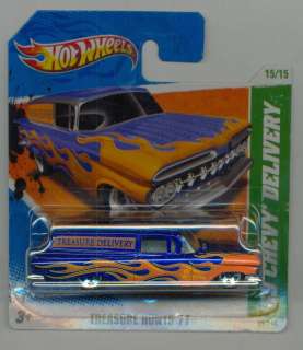   HUNT HOT WHEELS NEW MINT TRUCK 2010 15/15 59 CHEVY DELIVERY  
