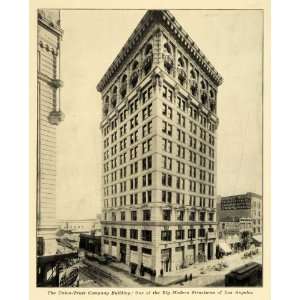  1907 Print Union Trust Company Building Los Angeles 