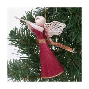  Angel with Trumpet Christmas Tree Ornament: Home & Kitchen
