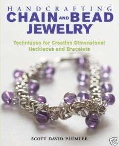 CHAIN & BEAD JEWELRY Maille Jump Ring Glass Beaded Book  