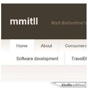    mmitii   Matt Ballantines Blog Kindle Store Matt Ballantine