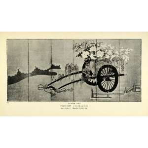  1935 Print Flower Carts Kano Botanical Landscape Scenery 