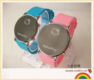 Nice HelloKitty Digital LED watches for Girls women children jelly 