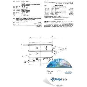   for APPARATUS FOR REDUCING KARMAN VORTEX STREET EFFECTS ON A STRUCTURE