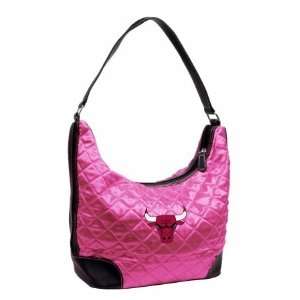  NBA Chicago Bulls Pink Quilted Hobo