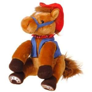  Gift Corral Plush Horse W/Red Hat: Sports & Outdoors
