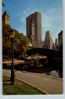 Postcard Central ParkHotelsGM Building New York,NY  
