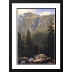 Bierstadt, Albert 19x24 Framed and Double Matted Mountainous Landscape