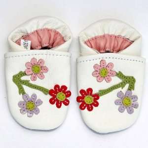  Baby Cherry Blossom Soft Sole Leather Baby Shoe (12 18 mo): Baby