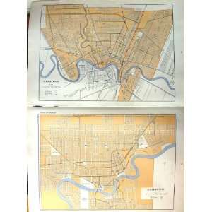  Plan Winnipeg Edmonton Skaskatchewan Canada 1915