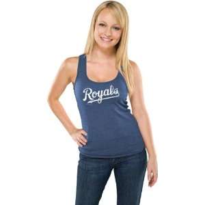   Royals Womens Heather Royal Tri Blend Tank Top