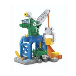  GeoTrax Rail & Road System   Crankin Round Crane Toys 