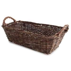  Andrea Basket Oblong Dark Stain Basket