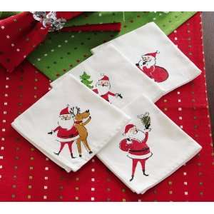   Christmas Cocktail Napkins   Set/4 By Collections Etc