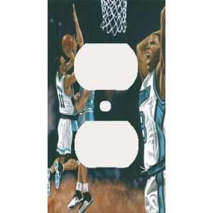Basketball Players Decorative Outlet Cover