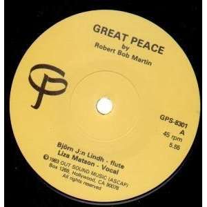   PEACE 7 INCH (7 VINYL 45) US OUT SOUND 1983 ROBERT BOB MARTIN Music