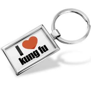  Keychain I Love kung fu   Hand Made, Key chain ring 