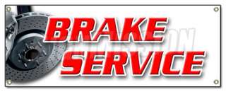   SERVICE BANNER SIGN car auto repair disc disk a/c ac free check  