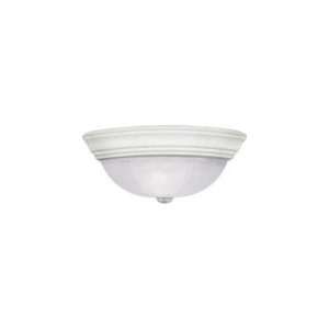 Batalion Imports LLC 83FM3WH Carrera 3 Light Flush Mount in White with 