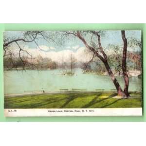    Postcard Upper Lake Central Park New York City 