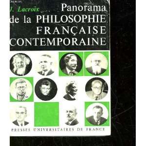   de la Philosophie Francaise Contemporaine: Jean Lacroix: Books