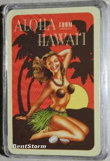 HAWAII HAWAIIAN Aloha HULA Girl playing cards deck NEW  