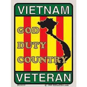  Vietnam Veteran God Duty Country Automotive