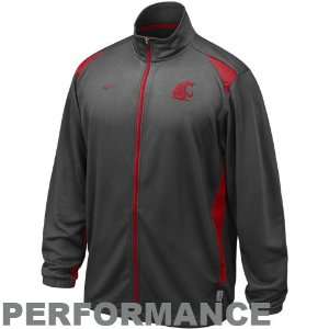   Cougars Graphite Players Warm Up Training Performance Full Zip Jacket