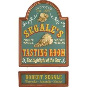  Personalized Wood Sign   TASTING ROOM