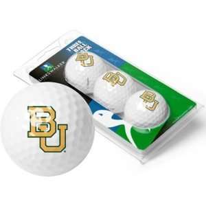  Baylor Bears NCAA 3 Golf Ball Sleeve Pack Sports 
