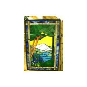  Stained glass WINDOW PANEL Scenic View