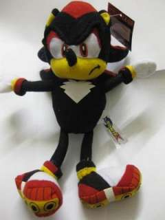10 SHADOW SONIC THE HEDGEHOG PLUSH SOFT TOY GAME NEW  