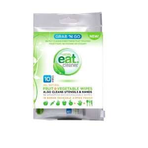  Vegetable Wipes, Grab N Go Fruit, 10 per Pack. This multi 