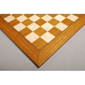 House of Staunton Teak Chess Board   2.25 inch:  Toys 