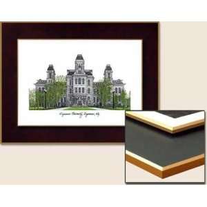 Syracuse University Collegiate Laminated Lithograph  