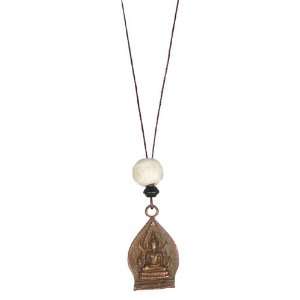    Buddhist Necklace & Naga Conch Shell Mala Bead Amulet: Jewelry