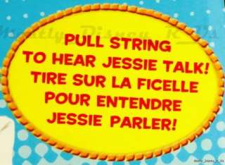 Disney Store Exclusive Toy Story 3 Pull String Talking Cowgirl Jessie 