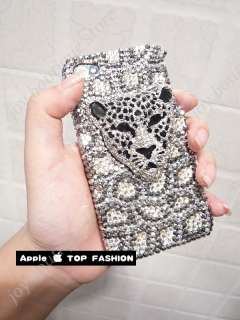 the case cover with toughness 3d leopard on the case full of 