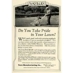 1930 Ad Landscaping Tools Toro Push Lawn Mowers Models Minneapolis 