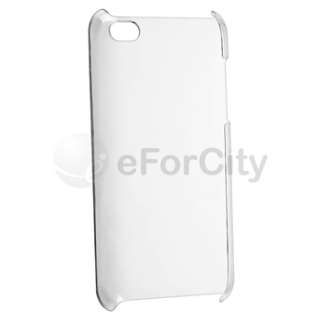 Clear Slim Fit Hard Case Cover+Screen LCD Protector Guard For iPod 